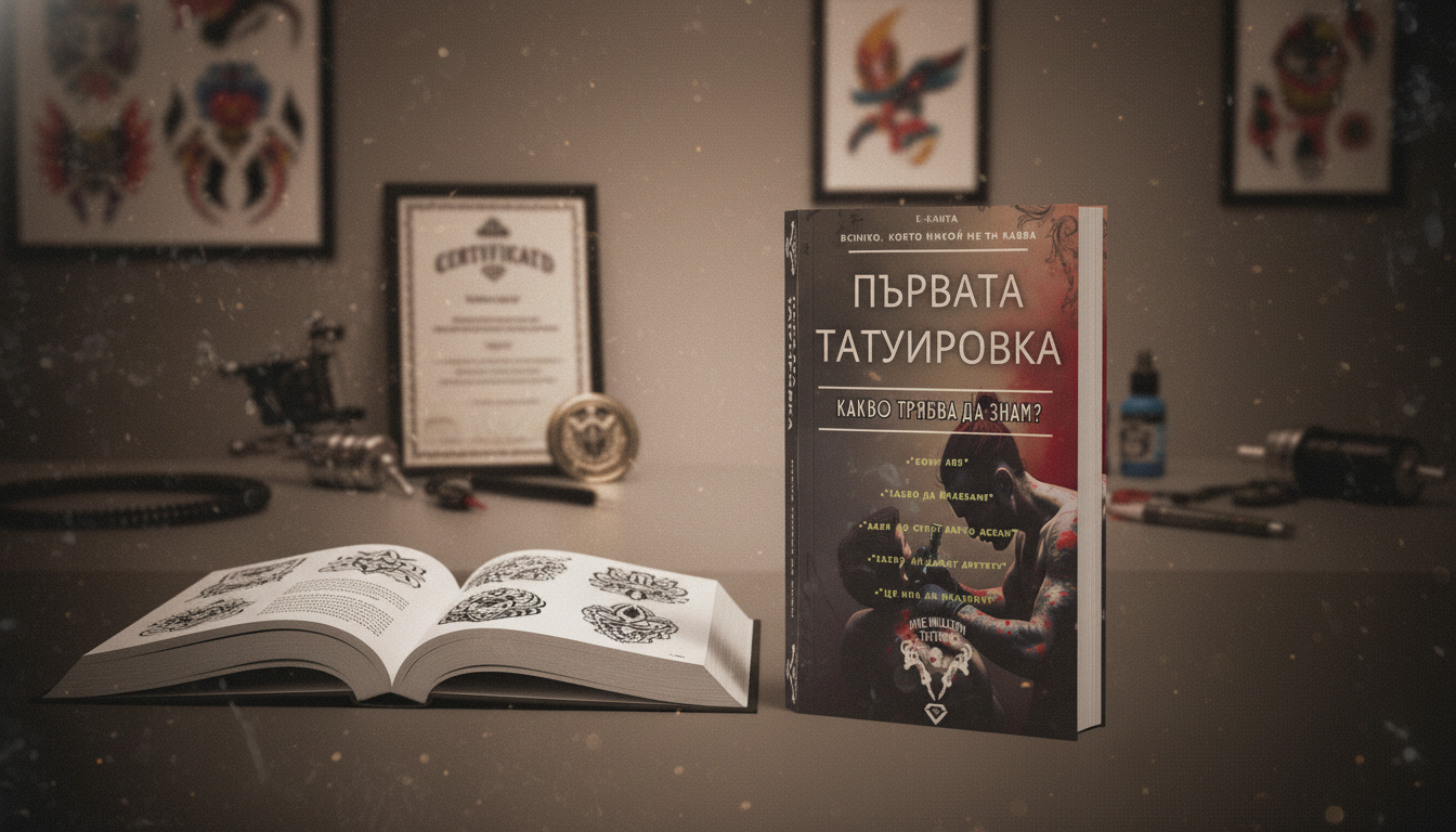 Book cover with text and graphic design on a gray background